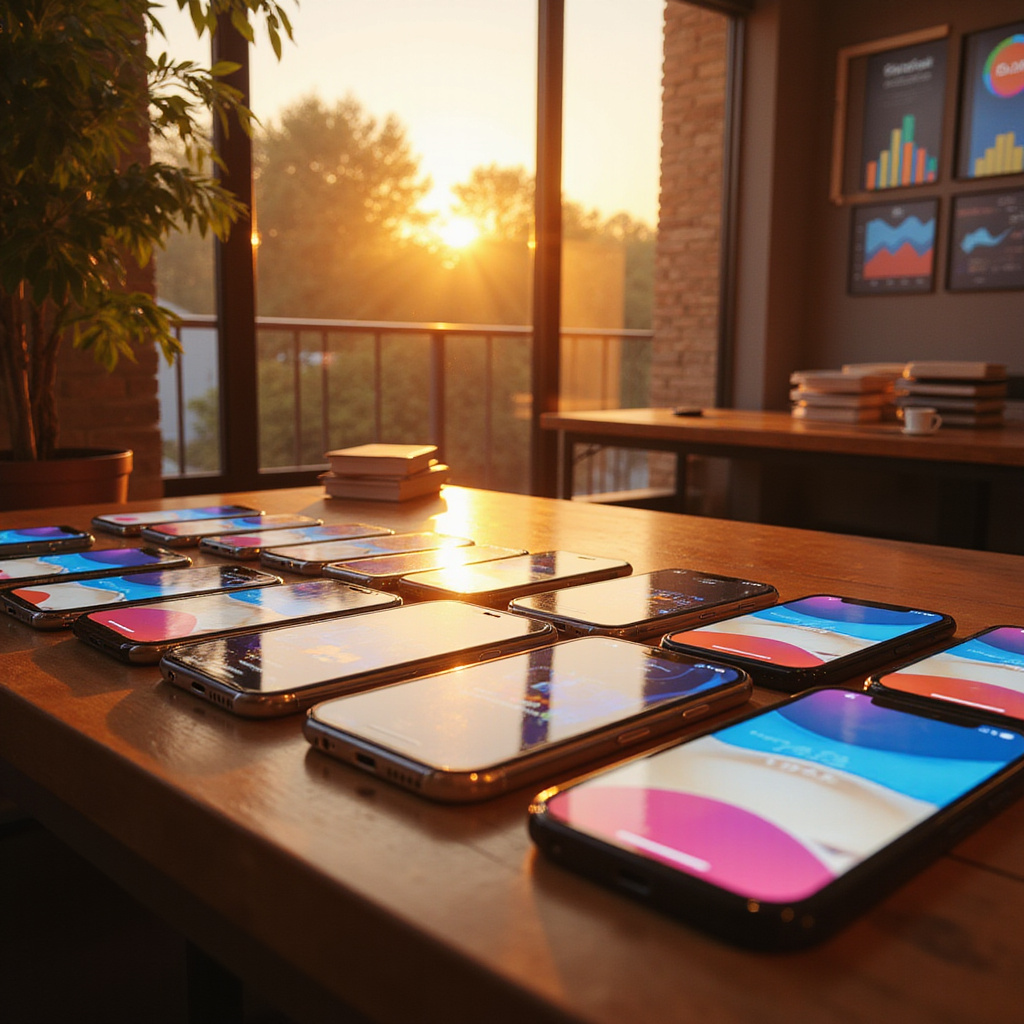 Un graphique montrant lévolution du taux dadoption diOS 18 sur les iPhones compatibles depuis son lancement.