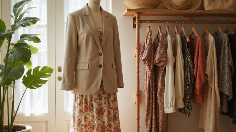 Une collection de vêtements durables et tendances chez Reformation, incluant robes, hauts et accessoires en promotion.