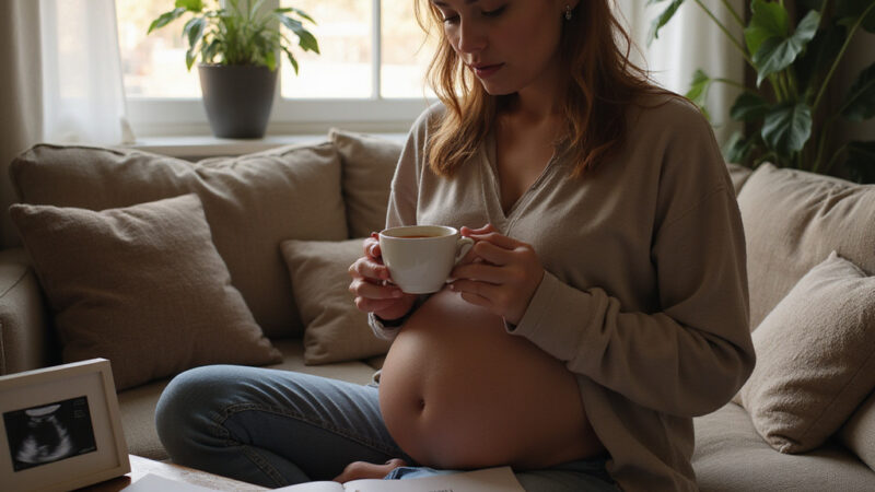 Alt-text : Graphique montrant les niveaux normaux de bêta-hCG durant les premières semaines de grossesse.