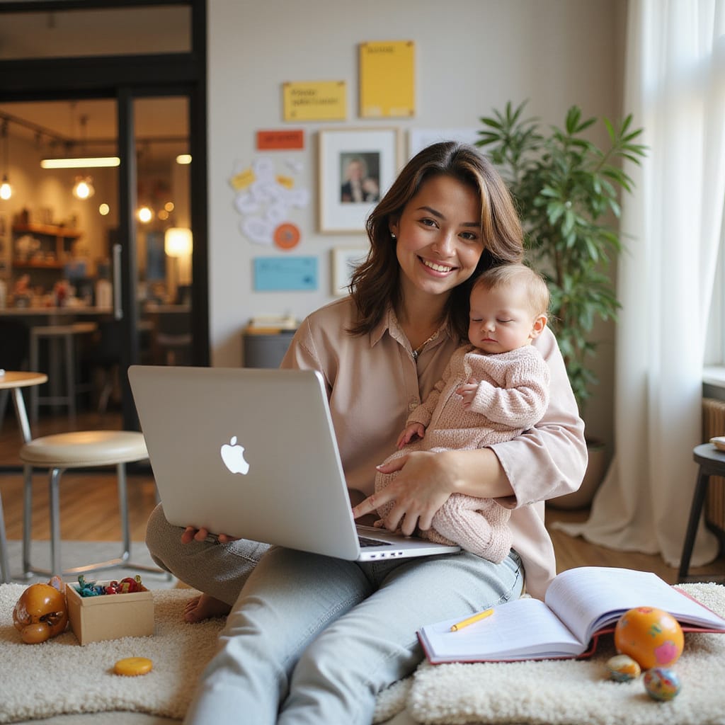 Ali Larter joue avec ses enfants dans le jardin, souriante et détendue, lors d’une journée ensoleillée.
