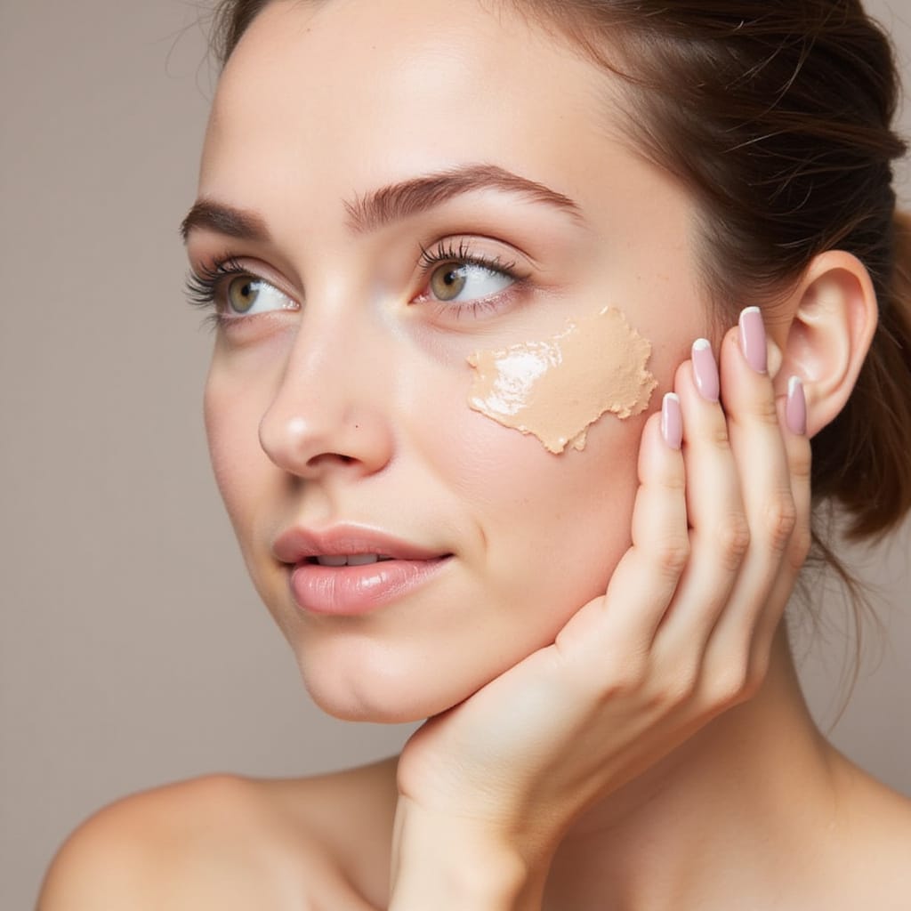 Une peau propre et hydratée, prête à recevoir le fond de teint, avec des produits ciblés pour chaque type de peau. ```