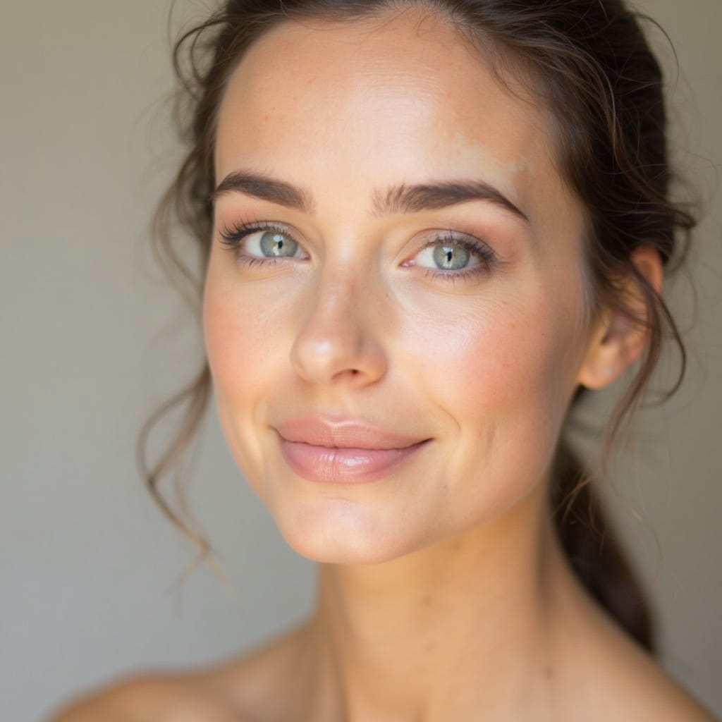 Une peau propre et hydratée, prête à recevoir le fond de teint, avec des produits ciblés pour chaque type de peau. ```