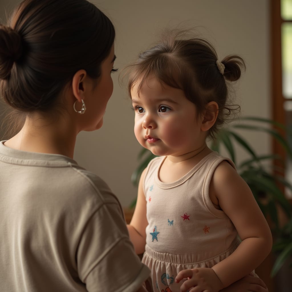 Nelly et Ashanti discutent de leur répartition des tâches parentales dans leur émission de télé-réalité, entourés de photos de leur famille.