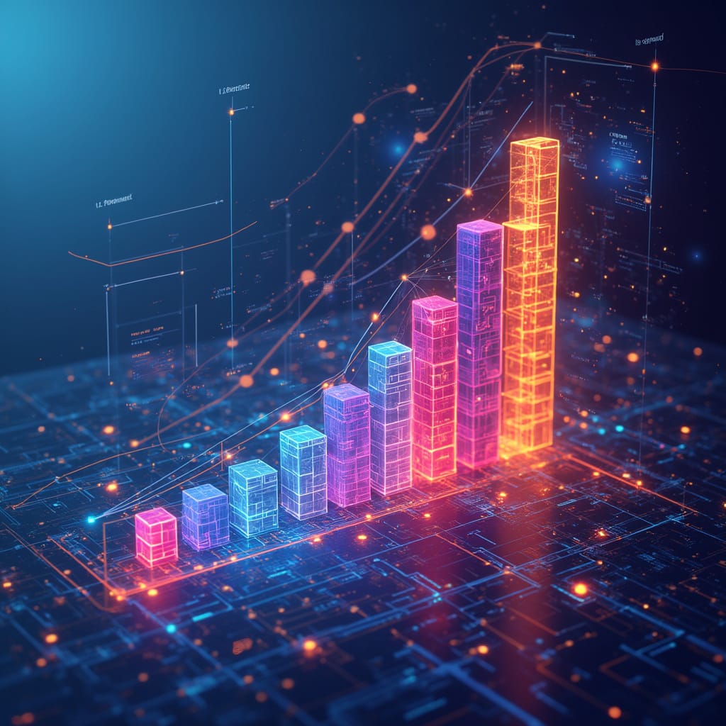 Alt-text : Un graphique montrant la croissance des utilisateurs actifs mensuels de Perplexity et ChatGPT en Inde en 2025.