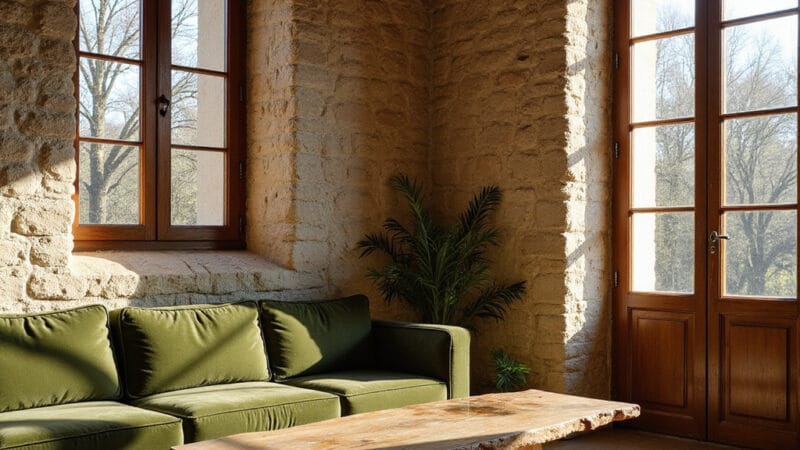 Des fenêtres modernes et isolantes dans une maison, illustrant une amélioration de l’efficacité énergétique et de l’esthétique.