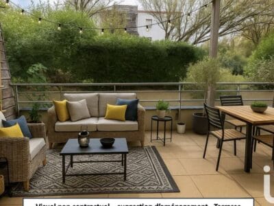 Appartement spacieux avec balcon et garage - 62m²