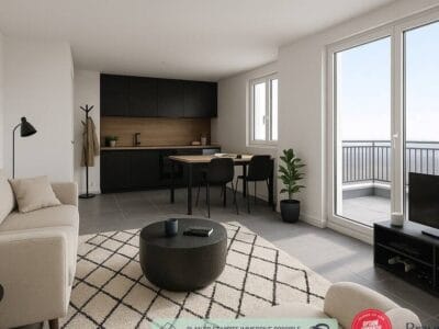 Bel appartement lumineux de 60m² avec garage et balcon