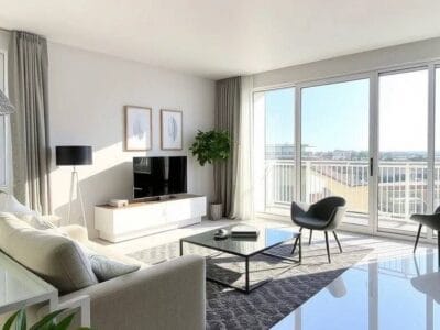 Appartement lumineux 95m² avec garage et balcon