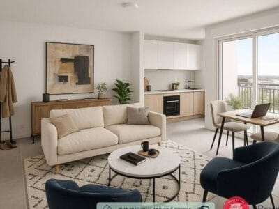 Bel appartement spacieux avec garage et balcon