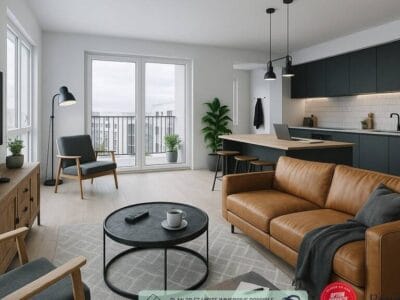 Appartement spacieux avec garage et balcon à 490000€