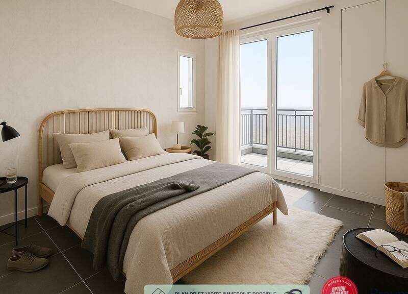 Bel appartement lumineux de 60m² avec garage et balcon