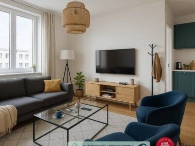 Appartement spacieux 39m², garage et balcon inclus