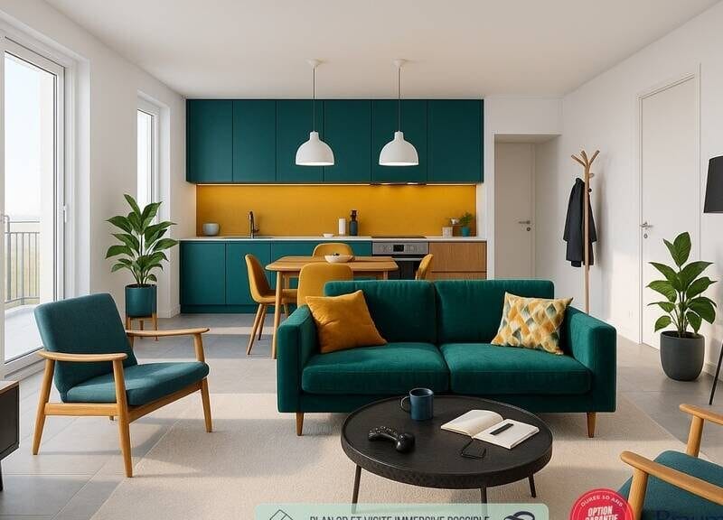 Espacieux T3 avec Balcon et Garage - 86m²