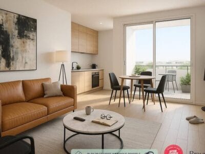 Appartement lumineux avec garage et balcon à 390000€