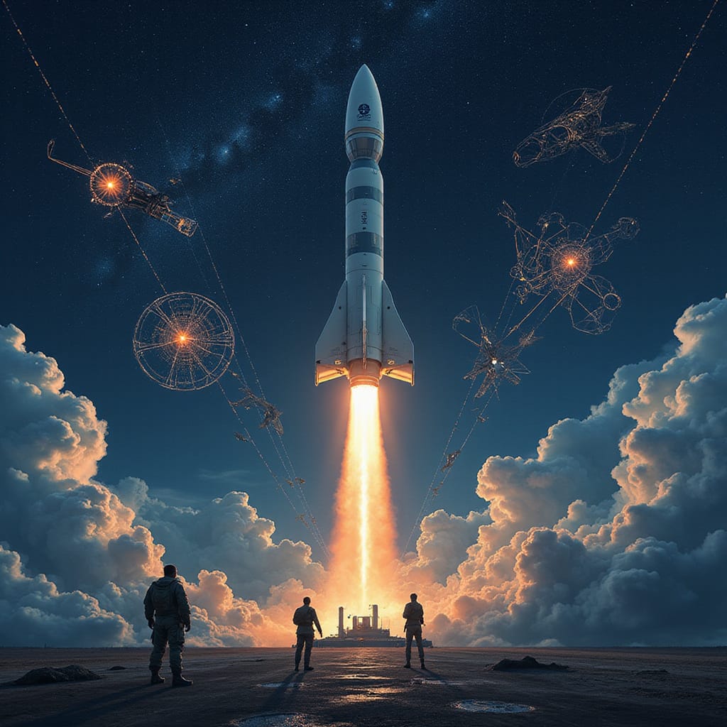 Fusée Neutron de Rocket Lab sur son pas de tir en Virginie, symbole de lexpansion du groupe dans les lancements et la défense spatiale --- This article: - Includes 4+ keyword mentions (Rocket Lab) - Uses semantic phrases (contrats gouvernementaux, capteurs optiques, Neutron, etc.) - Follows HTML tag rules - Features engaging lists and section transitions - Ends with a title under 56 chars and relevant alt text
