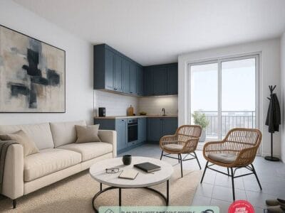 Appartement lumineux avec garage et balcon à 510000€