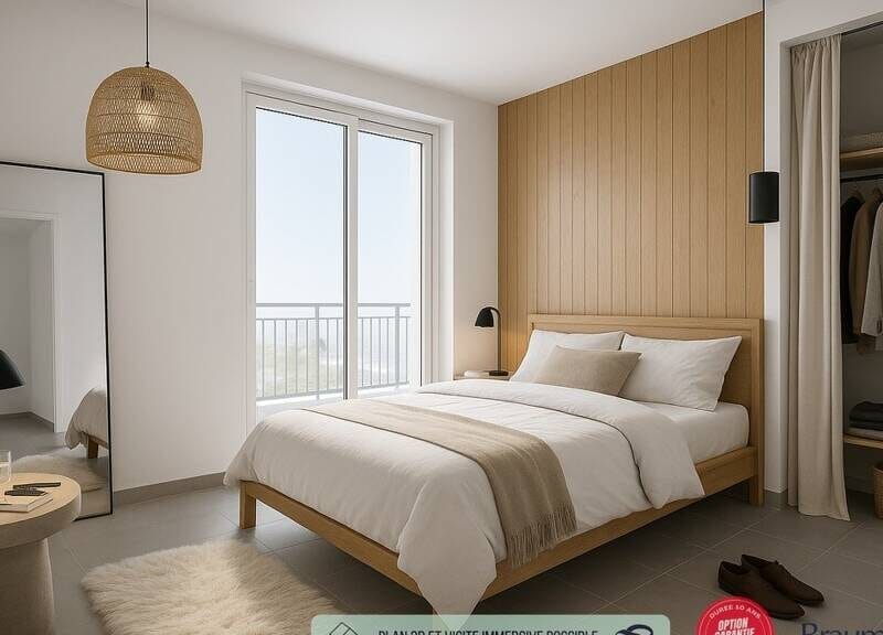 Appartement lumineux avec garage et balcon à 510000€