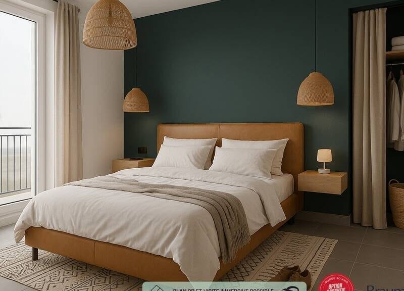 Appartement spacieux 85m² avec garage et balcon