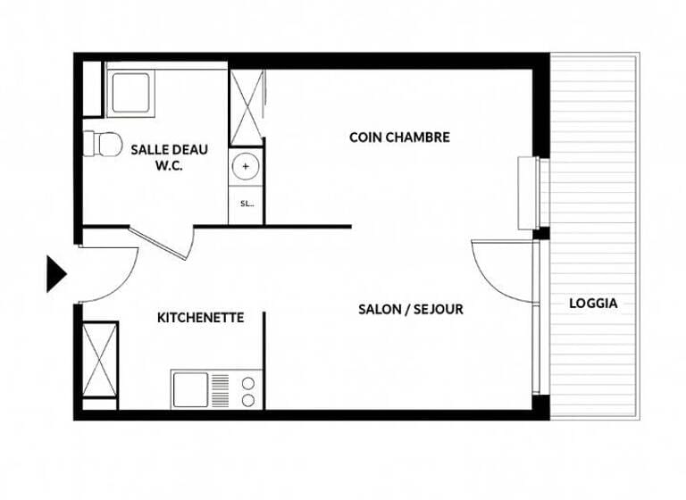 Bel appartement spacieux avec balcon et garage