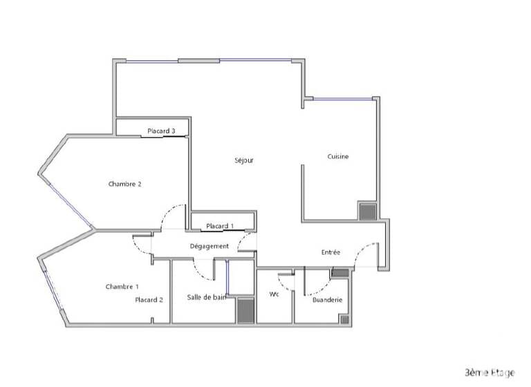 Bel Appartement Lumineux avec Balcon et Garage