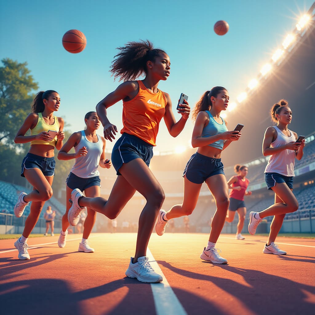 Application mobile Mmotion montrant une carte de New York avec des points de rencontre et des profils damis potentiels ```