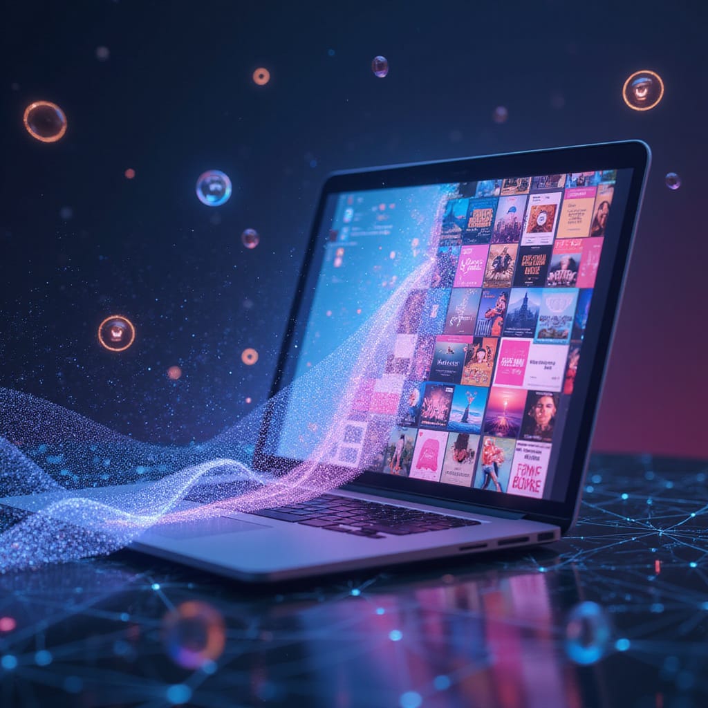 Alt-text : Un tableau Pinterest généré par IA avec des recommandations de produits personnalisés.