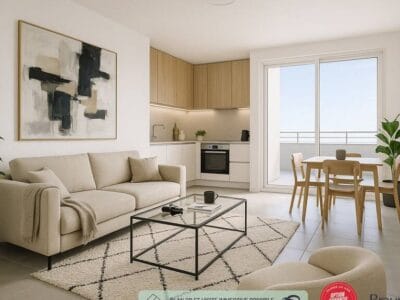 Appartement lumineux avec garage et balcon à 320000€