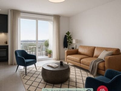 Appartement lumineux avec garage et balcon à 250000€